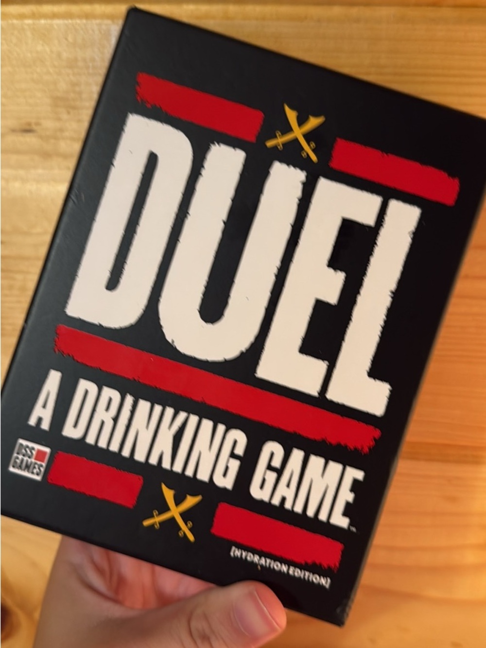 Duel A Drinking Game Card Set - Black & Red